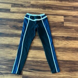 Kids Blue and Black Leggings